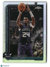 Brandon Miller 2025-26 Topps Chrome Update Refractor #86