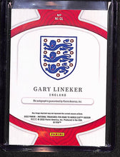 Load image into Gallery viewer, Gary Lineker 2022 National Treasures National Archives Ink Ruby #NI-GL 09/25
