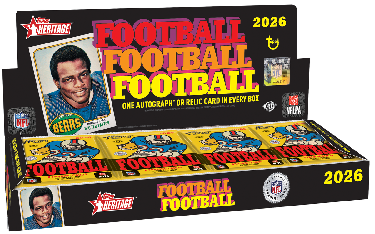 2026 Topps Heritage Football Hobby Box