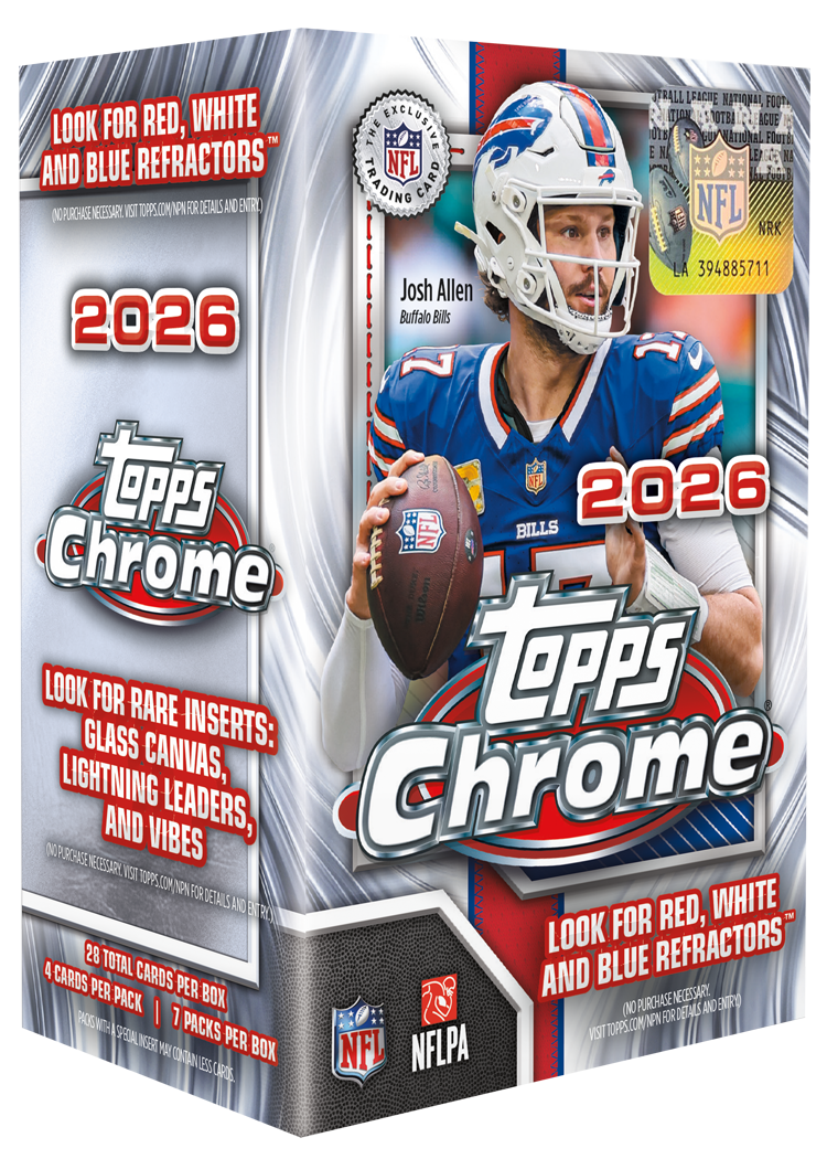 2026 Topps Chrome Football Blaster Box