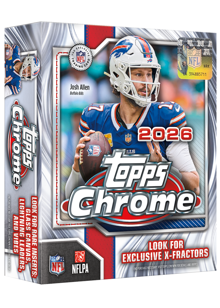 2026 Topps Chrome Football Mega Box