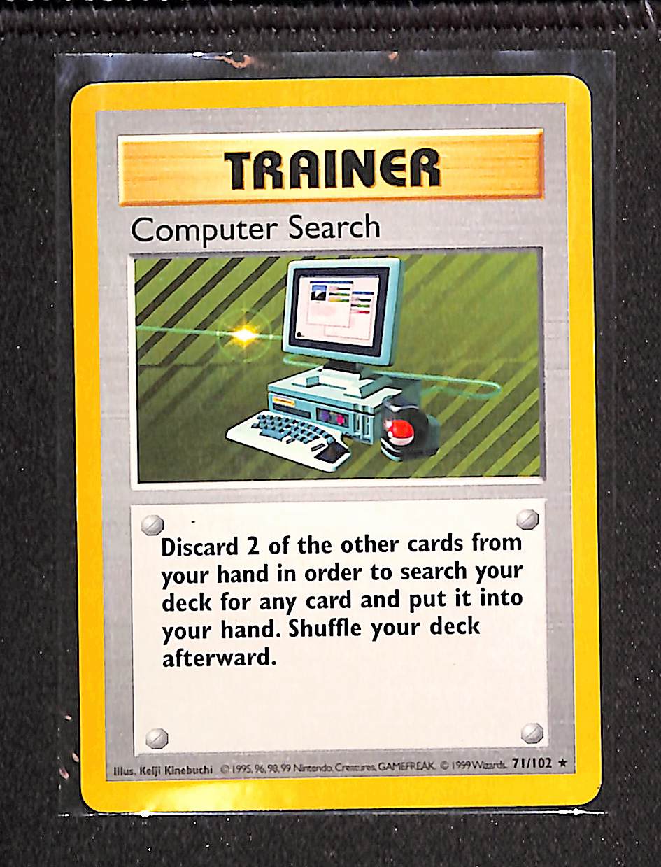 Computer Search Base Set #71/102 Shadowless