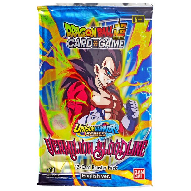 1 Pack Of Dragon Ball Super TCG: Unison Warrior Series 2: Booster [B11] (2ND EDITION)