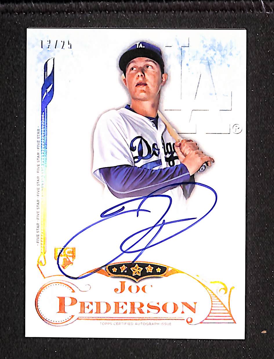 Joc Pederson 2015 Topps Five Star Auto #FSA-JP /25