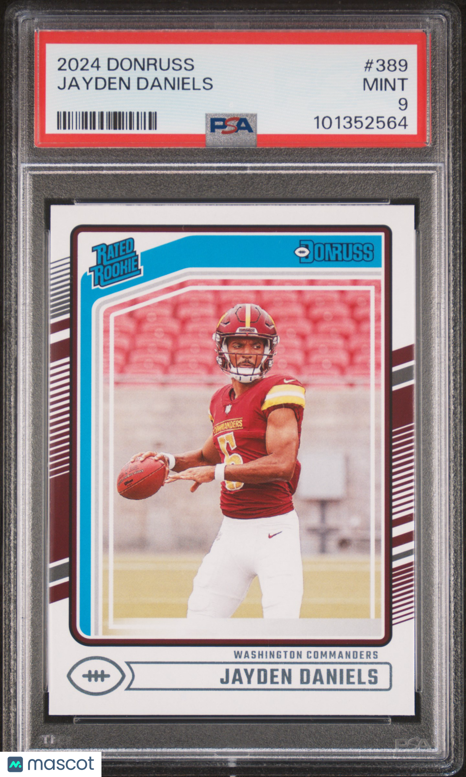 Jayden Daniels 2024 Donruss #389 PSA 9