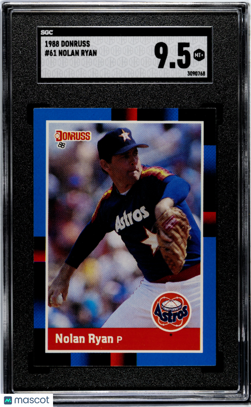 Nolan Ryan 1988 Donruss #61 SGC 9.5