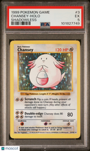 Load image into Gallery viewer, Chansey 1999 Pokemon Game #3 Shadowless Holo PSA 5
