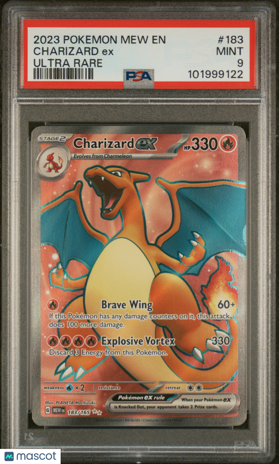 Charizard ex SV: Scarlet & Violet 151 #183/165 PSA 9