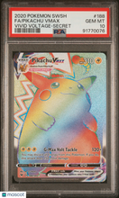 Load image into Gallery viewer, Pikachu VMAX 2020 Sword &amp; Shield Vivid Voltage #188 Vivid Voltage-Secret PSA 10
