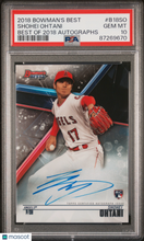 Load image into Gallery viewer, Shohei Ohtani 2018 Bowman&#39;s Best Best Of 2018 Autographs #B18SO PSA 10
