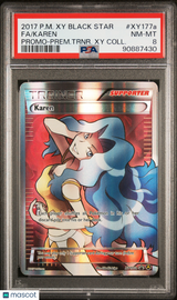 Karen Alternate Art Promos #XY177a PSA 8