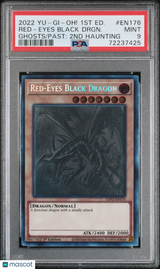 Red-Eyes Black Dragon (Ghost Rare) #GFP2-EN176 PSA 9