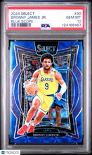Load image into Gallery viewer, Bronny James JR. 2024 Panini Select Blue Scope #90 PSA 10
