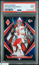 Load image into Gallery viewer, Patrick Mahomes II 2024 Panini Phoenix Celestial #116 1/1 PSA 9
