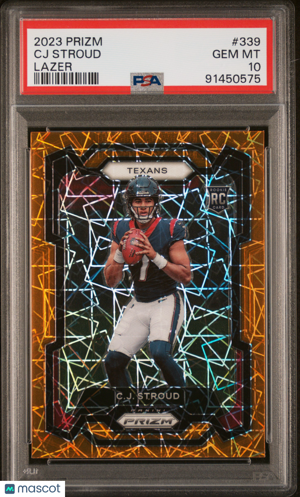 CJ Stroud 2023 Panini Prizm Lazer #339 PSA 10