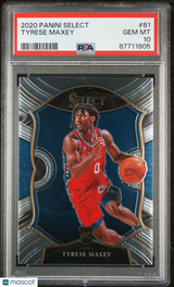Tyrese Maxey 2020 Panini Select #81 PSA 10