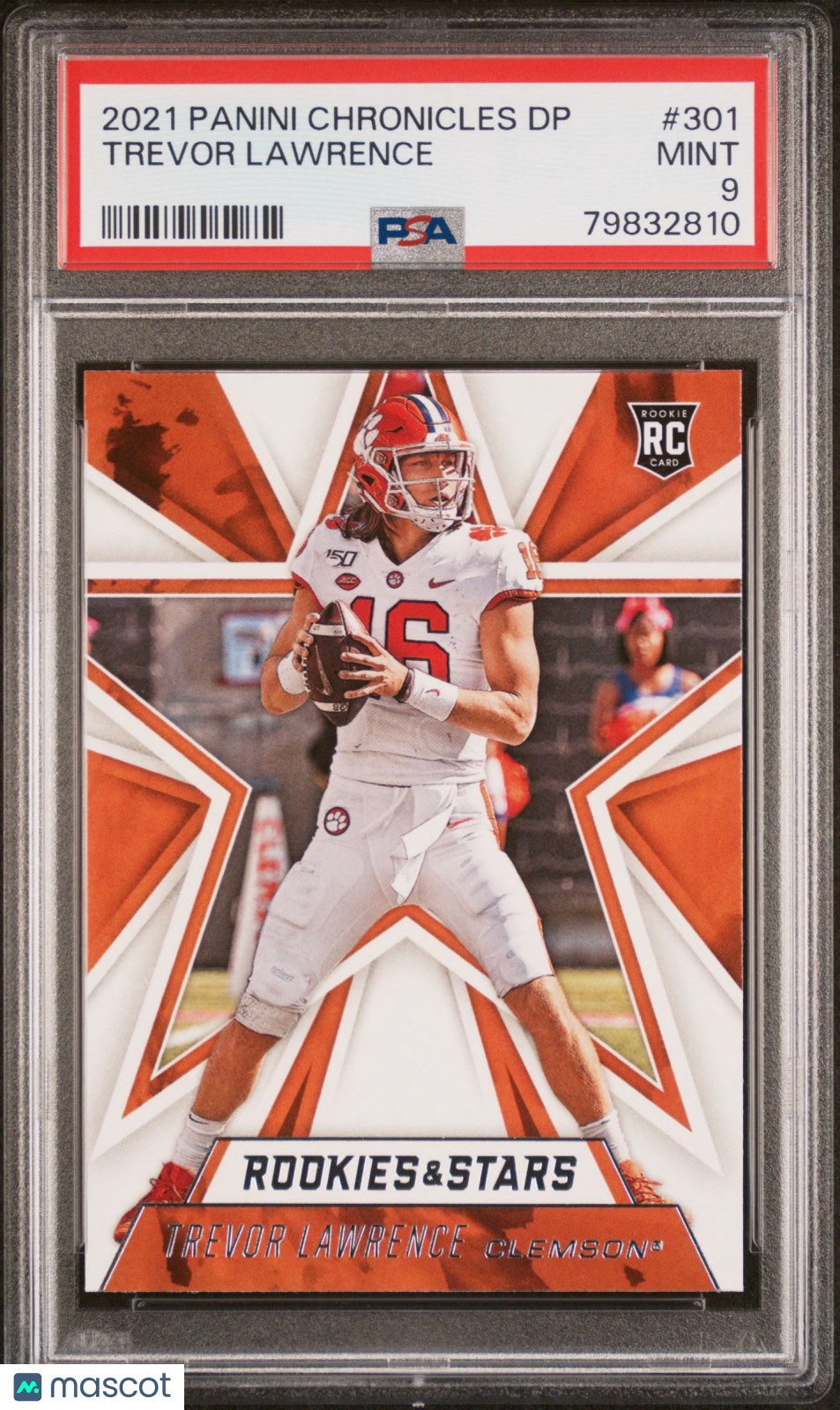 Trevor Lawrence 2021 Panini Chronicles Draft Picks #301 PSA 9