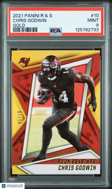 Chris Godwin 2021 Panini Rookies & Stars Gold #10 07/10 PSA 9