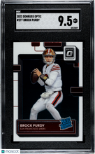 Load image into Gallery viewer, Brock Purdy 2022 Donruss Optic #277 SGC 9.5
