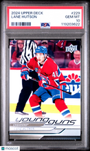 Load image into Gallery viewer, Lane Hutson 2024 Upper Deck #229 PSA 10
