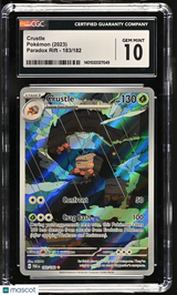 Crustle SV04: Paradox Rift #183/182 Holo CGC 10