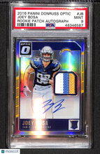 Load image into Gallery viewer, Joey Bosa 2016 Donruss Optic Rookie Patch Autograph #RPA-JB #/20 PSA 9
