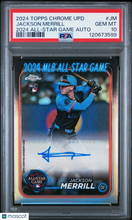 Load image into Gallery viewer, Jackson Merrill 2024 Topps Chrome Update 2024 AllStar Game Autographs #JM PSA 10
