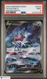 Suicune V Crown Zenith: Galarian Gallery #GG38 PSA 9