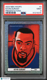 Kevin Durant 2023 Panini NBA Hoops Presentations #9 PSA 9