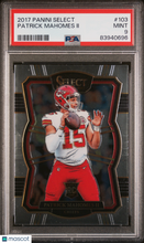 Load image into Gallery viewer, Patrick Mahomes II 2017 Panini Select #103 PSA 9
