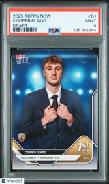 Cooper Flagg 2025 Topps Now Draft #D1 PSA 9