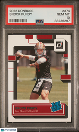 Brock Purdy 2022 Donruss #374 PSA 10