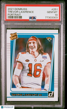 Load image into Gallery viewer, Trevor Lawrence 2021 Panini Donruss Portrait #251 PSA 10
