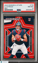 Load image into Gallery viewer, CJ Stroud 2023 Panini Rookies &amp; Stars Red #112 PSA 8

