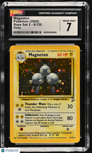 Load image into Gallery viewer, Magneton 2000 Pokemon Base Set 2 #9/130 Holo CGC 7
