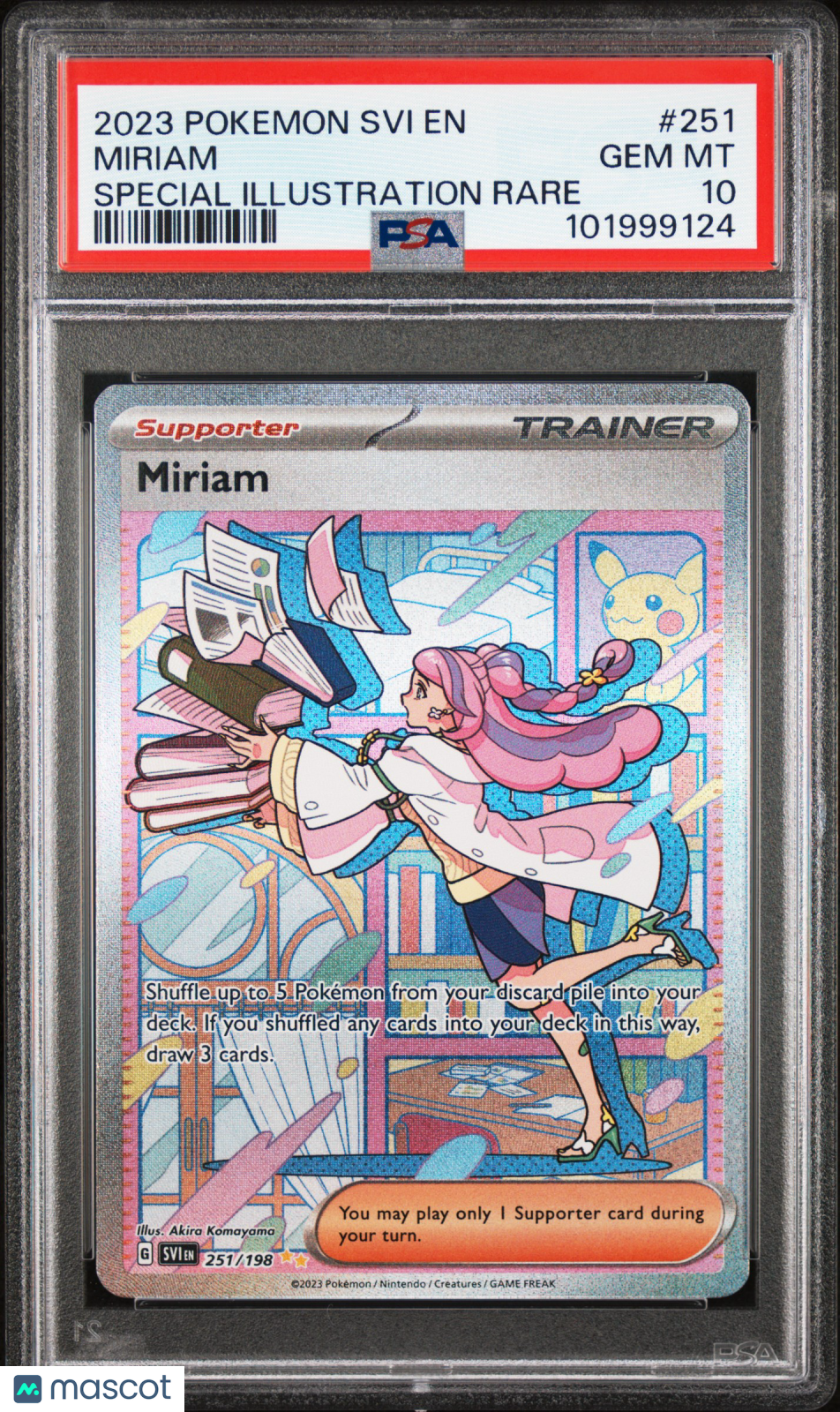 Miriam SV01: Scarlet & Violet Base Set #251/198 PSA 10