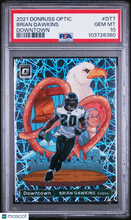 Load image into Gallery viewer, Brian Dawkins 2021 Panini Donruss Optic Downtown #DT7 PSA 10
