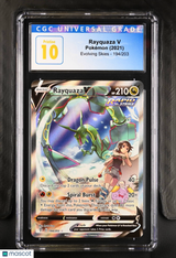Rayquaza V (Alternate Full Art) SWSH07: Evolving Skies #194/203 CGC 10