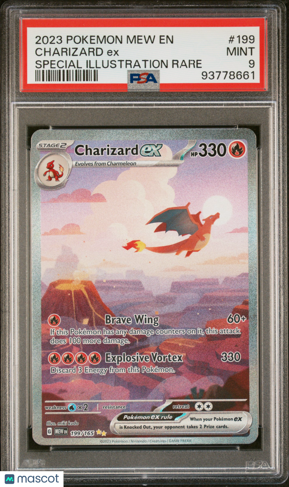 Charizard ex SV: Scarlet & Violet 151 #199/165 PSA 9