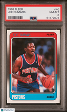 Load image into Gallery viewer, Joe Dumars 1988 Fleer #40 PSA 8
