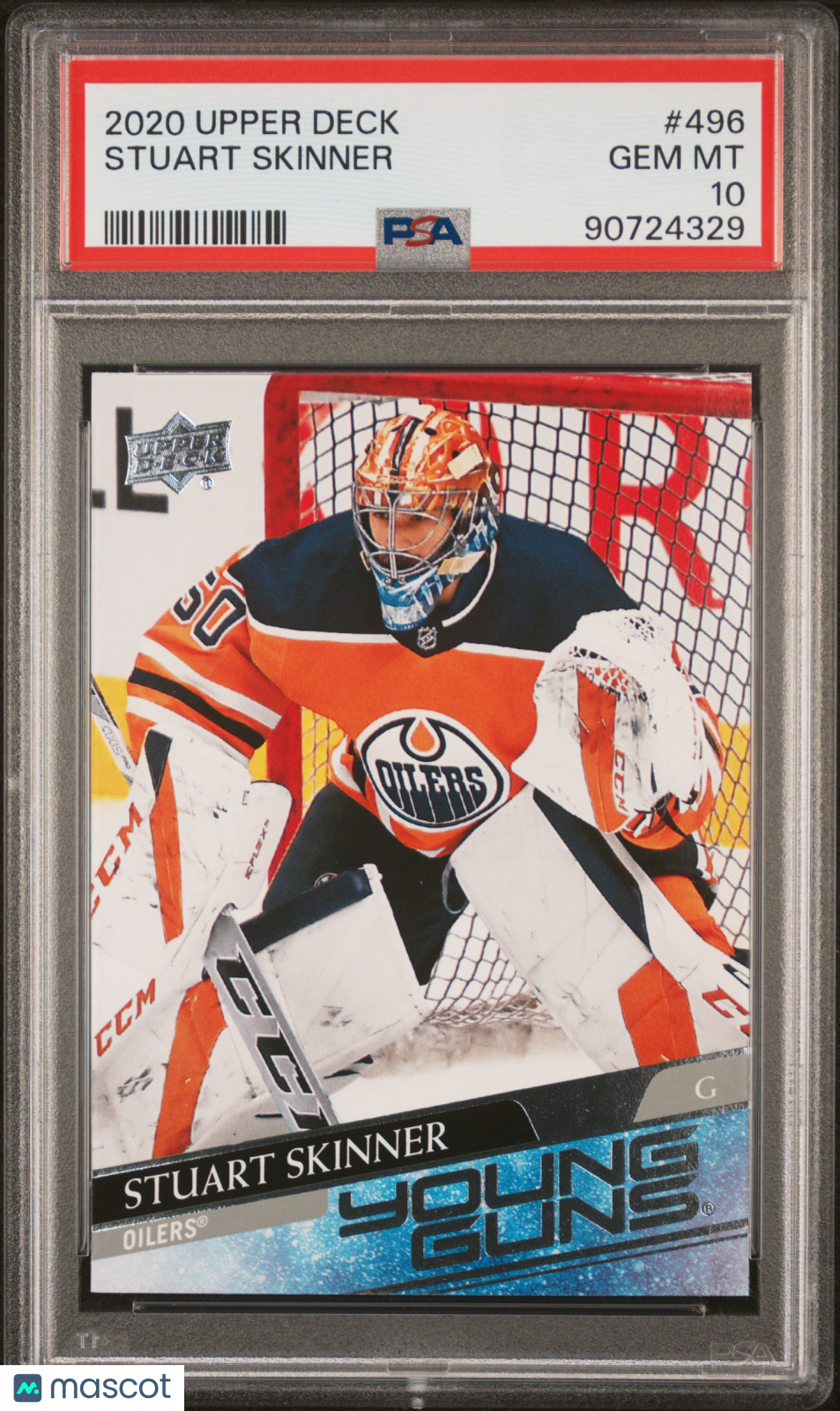 Stuart Skinner 2020 Upper Deck #496 PSA 10