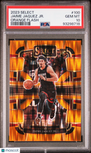 Load image into Gallery viewer, Jaime Jaquez JR. 2023 Panini Select Orange Flash #100 PSA 10
