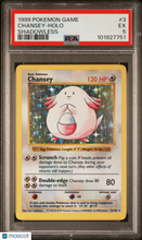 Load image into Gallery viewer, Chansey 1999 Pokemon Game #3 Shadowless Holo PSA 5

