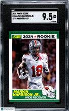 Load image into Gallery viewer, Marvin Harrison JR. 2024 Panini Score 35th Anniversary #4 SGC 9.5
