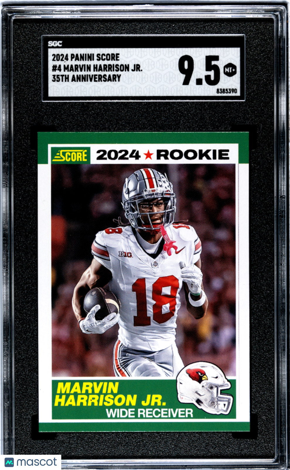 Marvin Harrison JR. 2024 Panini Score 35th Anniversary #4 SGC 9.5