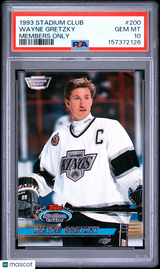 Wayne Gretzky 1993 Stadium Club Members Only #200 PSA 10