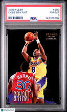 Load image into Gallery viewer, Kobe Bryant 1996 Fleer #203 PSA 8
