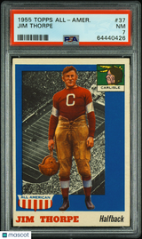 Jim Thorpe 1955 Topps All-Amer. #37 PSA 7