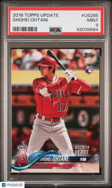 Shohei Ohtani 2018 Topps Update #US285 PSA 9