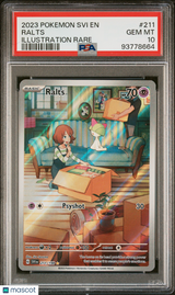 Ralts SV01: Scarlet & Violet Base Set #211/198 PSA 10